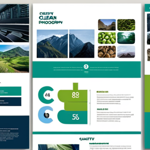 Home 6 **
A visually appealing PPT template design with a harmonious color scheme (blues and greens), well-organized layout, clear headings, and high-quality relevant image. Focus on a "clean" and professional look.
**
