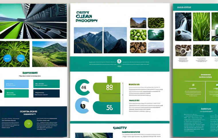 **
A visually appealing PPT template design with a harmonious color scheme (blues and greens), well-organized layout, clear headings, and high-quality relevant image. Focus on a "clean" and professional look.
**